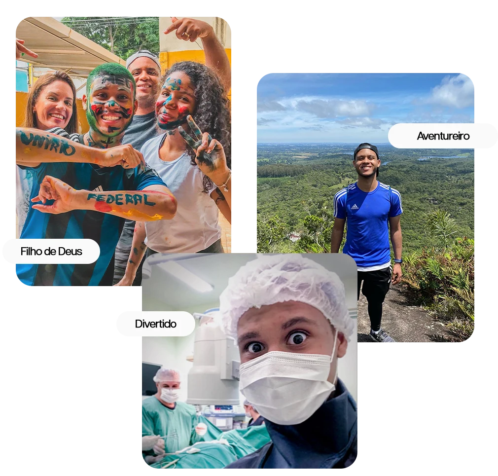 Montagem com Três Imagens do Thalis